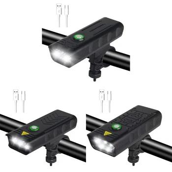 2/3/5 Lysdioder Cykel Foran Hovedet Lys USB-Genopladelige Cykel Sikkerhed Lommelygte Udendørs MTB Forlygte Lampe