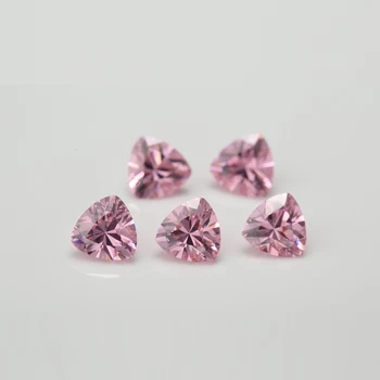 50STK 3x3~15x15mm Billioner Form Løs CZ Sten Pink AAAAA Cubic zirconia Syntetiske sten Til Smykker DIY Perler Sten