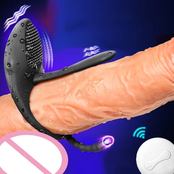 7 Hastighed, Anal og Klitoris Stimulator Penis Vibrator Sædceller Lock Strap on G Spot Vibrator Prostata Massager Sex Legetøj til Mænd, Kvinder