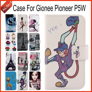 AiLiShi Tilfældet For Gionee Pioneer P5W Luksus Flip Læder Case Pioneer P5W Gionee Eksklusiv Særlige Telefonen Dække Huden+Tracking