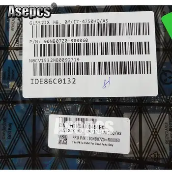 Asepcs ROG GL552JX Laptop bundkort Til Asus GL552JX GL552J GL552 GL552JK ZX50J Test oprindelige bundkort I7-4720HQ GTX950M