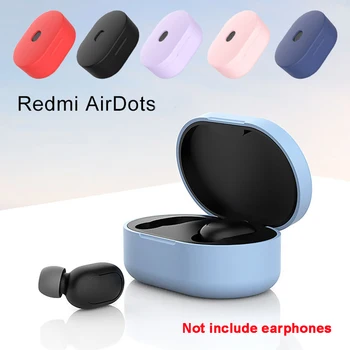 Beskyttende silikone Cover Øretelefon Sag TWS Bluetooth-Hovedtelefoner Trådløse Mode Version til Xiaomi Redmi Airdot