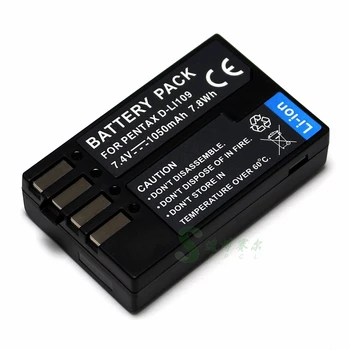 D-LI109 Batteri + USB-Oplader til PENTAX K-S1 K-S2 K-30 K-50 K-r KP K-70-K-500 Kamera