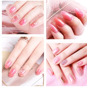 Elite99 10ml Nude Pink Cat Eye UV Gel Neglelak Soak Off Magnetic Nail Art Gel Lak Semi Permanent 3D-Gel Negle Manicure