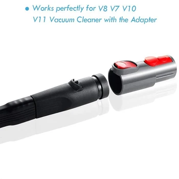 For Dyson V7 V8 V10 Støvsuger Slange Udtrækkelig Extension Kit Slange