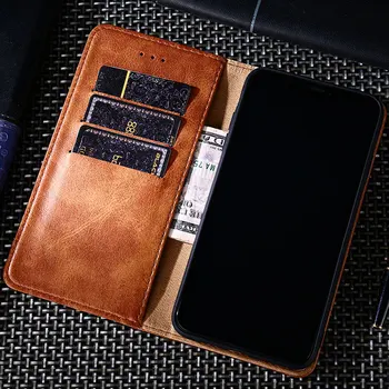 For Xiaomi Redmi 6 tilfælde Luksus Læder Flip cover Stand-Kort Slot Uden magneter Business Cases for Xiaomi Redmi 6 pro funda