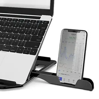 Højdejustering Laptop Stand Til Macbook Lenovo-Computer, 360 Graders Roterende Bunden Notebook Cooling Pad Beslag Telefonen Stå