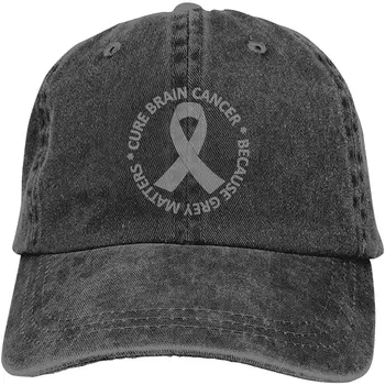 Kræft I Hjernen Bevidsthed Hjerne Tumor Unisex Bløde Casquette Cap Mode Hat Vintage Justerbar Baseball Caps