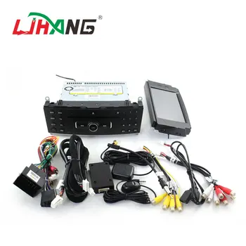LJHANG Bil DVD-Afspiller Android 10 For Mercedes C200 C180 W204 2007-2010 GPS Navi WIFI Mms-1 Din Bil Radio Stereo Auto