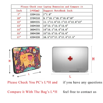Mode Laptop Sleeve Notebook Case 13.3 14 15 15.6 17 13 Vandtæt Laptop Cover Til Macbook Pro HP Acer Xiami ASUS Lenovo