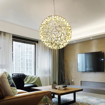 Moderne led-vedhæng lys Spark bolden hængende lampe til stue, soveværelse, spisestue decoracao quarto loft nordic light fixture