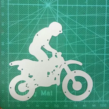 Motorcykel Akrobatik 2020 Nye spåntagende Dør Stencil til DIY Scrapbog Foto Album Papir Kort Indretning Håndværk Prægning Die Cut