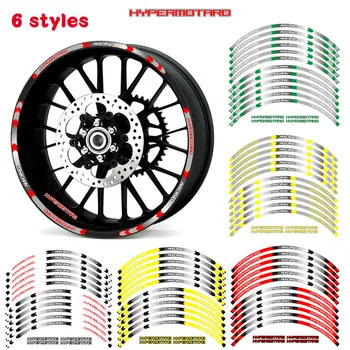 Motorcykel Reflekterende Wheel Rim Stripe Decal Sticker Til Ducati HYPERMOTARD 1100/S/EVOSP 796 821/821SP HYPERSTRADA 939SP/STRADA