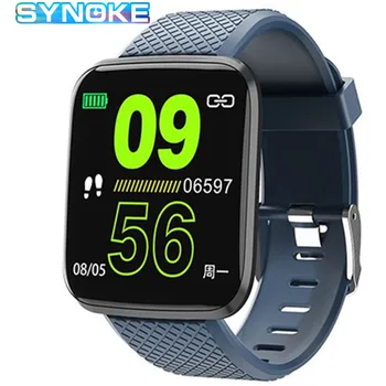 SYNOKE Sport Mænd, Smart Ur Bluetooth Kalorier Blodtryk Overvågning Vandtæt Kvinde Smarte Ure Til IOS Android Relojes