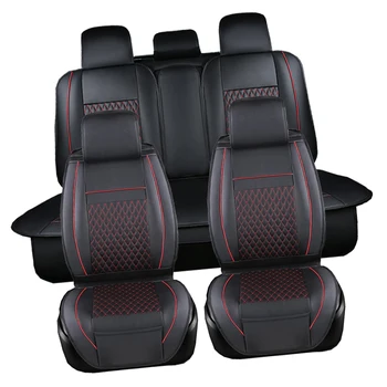 Syntetisk Læder Auto Sæde Dækker 5 Farve på for-eller Bagside Pladser Pad For Hyundai Verna Verna Elantra Elantra Mistra Sonata