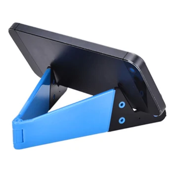 Universal praktisk og nem at bære sammenklappelig stand bordholder PC phone hjerne V-formet fladskærms-panel Til smartphones J7K7