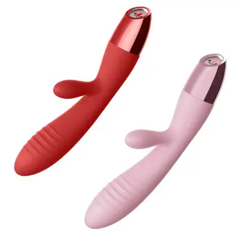 Varmen Vibrator G Spot Kanin Vibratorer Voksen Sex Legetøj til Kvinder, Klitoris Stimulatorer Genopladelig Vandtæt Dildo med 10