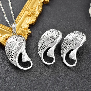 ZEADear Smykker Med Store Smykker Sæt Til Kvinder, Øreringe Og Halskæde I Høj Kvalitet Hjerte Smykker Til Jubilæum Smykker Resultater