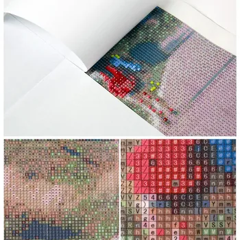 Zhui Stjernede 5D DIY fuld Square bor Diamant maleri Cross stitch Svane par Diamant broderi Mosaik indretning