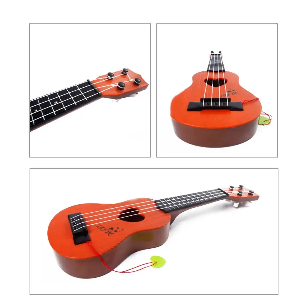 For Ukulele Tidlige Barndom Uddannelse Musik Toy Mini Fire-string Guitar Spiller Instrument, Undervisning I Aids-legetøj Børn / Legetøj & hobbier ~ www.thf-thisted.dk